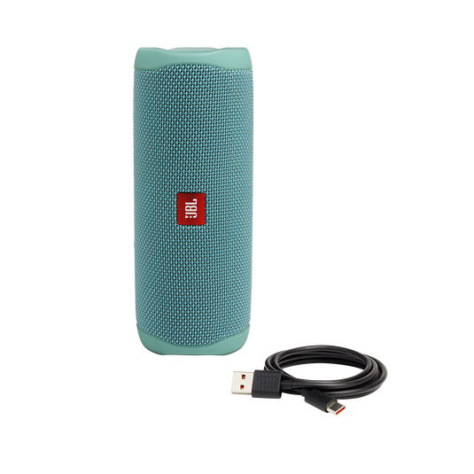 JBL Flip 5 - Teal - Portable Waterproof Speaker - Detailshot 1 image number null